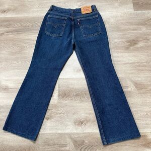 Vintage Levis 517 Jeans Bootcut Womens 13 JR M Slim Juniors 90s USA Made 32x29